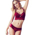 Sexy Mousse Women Sexy Bra Set Ultra-thin Red Black Lace Bras Underwear Push up Bra and underwear - ROUTINE FASHION
