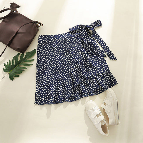 Women's Beach Flower sexy cartoon wrap skirt - ROUTINE FASHION