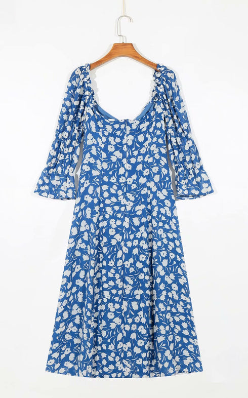 Vintage print maxi dress - ROUTINE FASHION