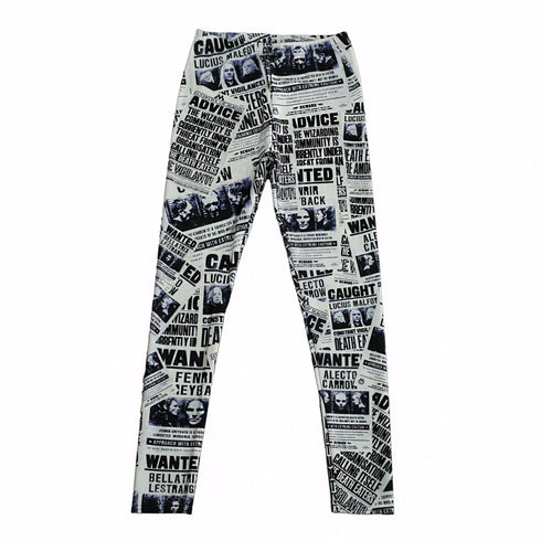 Digital printing leggings tights nine pants women - ROUTINE FASHION