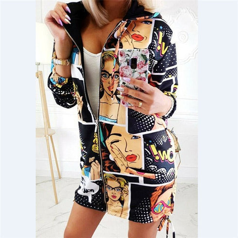 Women's Floral Bomber Jacket - ROUTINE FASHION