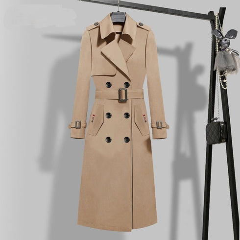 British Classic Expensive Medium Long Coat - ROUTINE FASHION