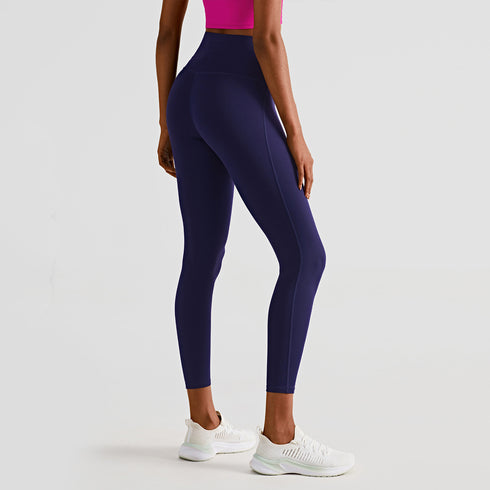 High-waisted Peach Buttocks Fitness Women Wearing Tights With Hips - ROUTINE FASHION