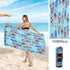 Double Sided Fleece Printed Beach Towel Microfiber Beach Towel - ROUTINE FASHION