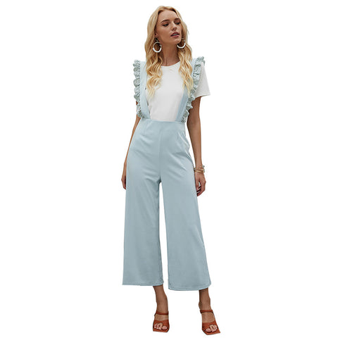 Loose High Waist Drape Casual Women Jumpsuit - ROUTINE FASHION