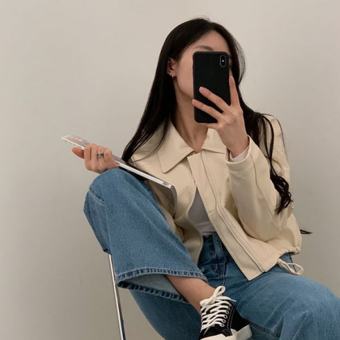 Women's Cool Autumn New Motorcycle Leather Jacket - ROUTINE FASHION