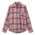 Polo Collar Plaid Shirt Jacket Women's - ROUTINE FASHION