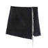 Early Spring New Artificial Gemstone Fringed Mini Skirt, Hip Skirt - ROUTINE FASHION