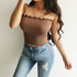 Sexy Fashion Summer Skinny Women Sleeveless Crop Tops Backl - ROUTINE FASHION