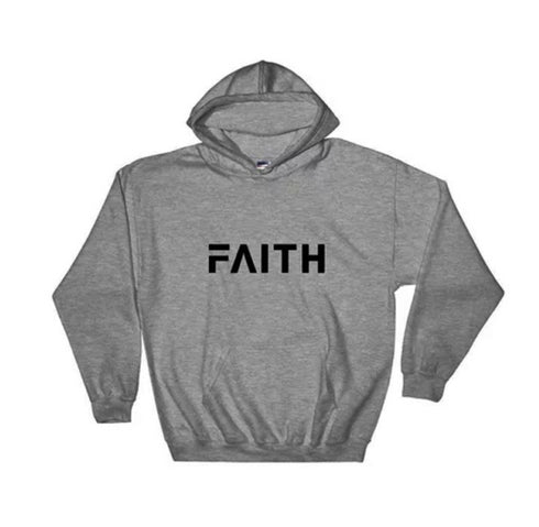 Faith Letter Print Women Hoodies - ROUTINE FASHION