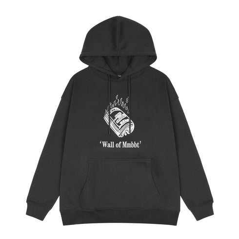 Women's Street Retro Fleece Print Hoodie - ROUTINE FASHION