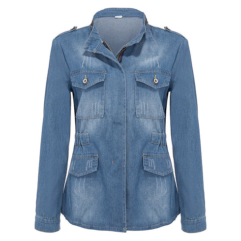 Women Denim Jacket - ROUTINE FASHION