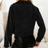Corduroy Casual Side Zip Short Jacket Coat Top Women - ROUTINE FASHION