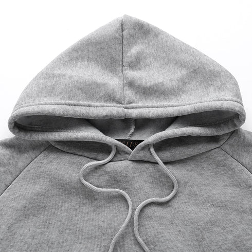 Black Hoodie Womens Japanese Gothic Sweatshirt - ROUTINE FASHION