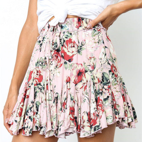 Printed pleated skirt - ROUTINE FASHION