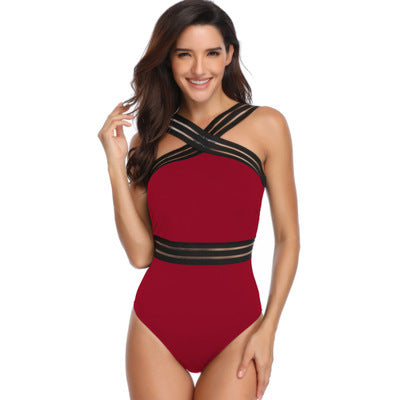 Hollow sexy jumpsuit swimsuit women - ROUTINE FASHION