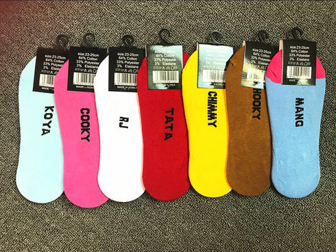 Cartoon boat socks men and women socks shallow mouth socks cotton thin section invisible socks - ROUTINE FASHION