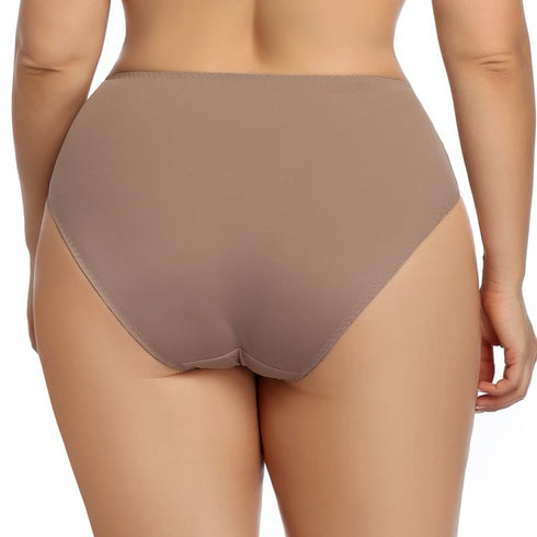 Women's high waist sexy cotton briefs - ROUTINE FASHION
