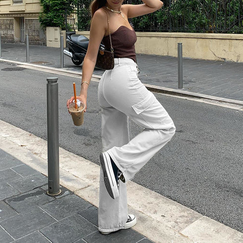 Women's Fashion Straight Jeans In Autumn - ROUTINE FASHION