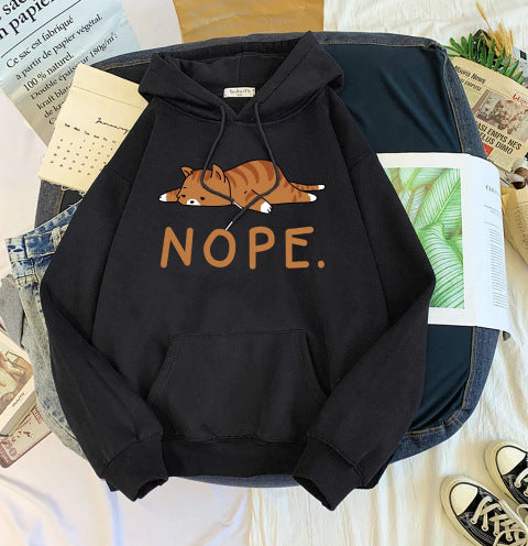 Fashion Men And Women Cat Printed Hoodie - ROUTINE FASHION