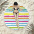 Fringed beach towel round bath towel beach towel - ROUTINE FASHION