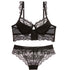 Sexy Mousse Women Sexy Bra Set Ultra-thin Red Black Lace Bras Underwear Push up Bra and underwear - ROUTINE FASHION