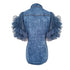 Frayed denim jacket women - ROUTINE FASHION