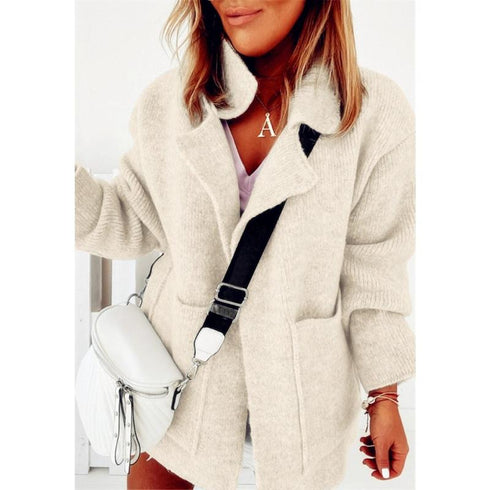Women's knitted cardigan sweater coat - ROUTINE FASHION