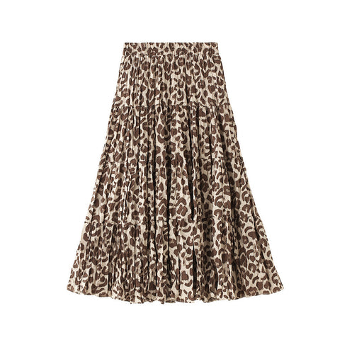 Long skirt casual skirt pleated skirt - ROUTINE FASHION