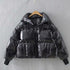 Women's Short Glossy Padded Down Jacket - ROUTINE FASHION