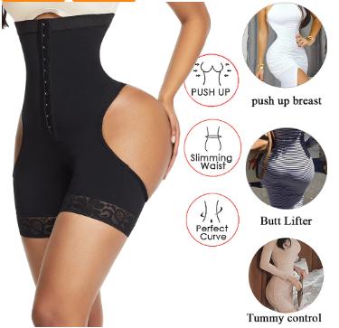 Women Shapewear High Waist Butt Lifter Tummy Control Underwear Workout Waist Trainer Corset - ROUTINE FASHION