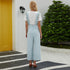 Loose High Waist Drape Casual Women Jumpsuit - ROUTINE FASHION