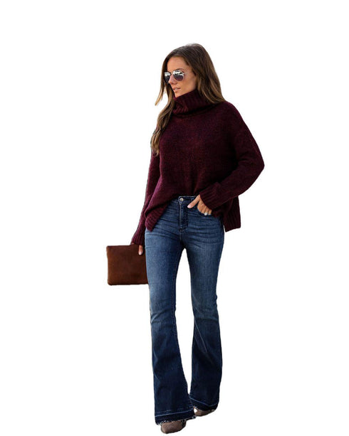 European And American Slim Slim Trousers And Micro Flared Jeans - ROUTINE FASHION