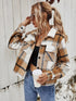 Single-breasted Woolen Plaid Short Coat Women - ROUTINE FASHION