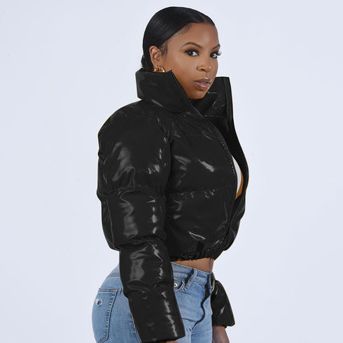 Simple Zipper Temperament Short Coat Women - ROUTINE FASHION