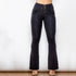 High Waist Black Flared Skinny Women's Stretch Jeans - ROUTINE FASHION