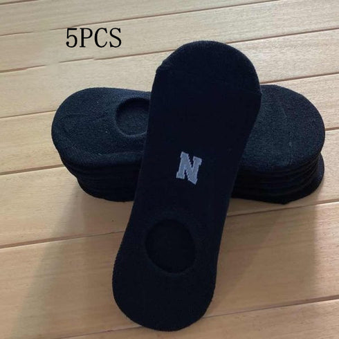 Socks Men And Women Solid Color Boat Socks Spring Invisible Socks Socks Socks Net Red Men'S Socks - ROUTINE FASHION