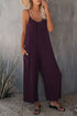 Women's Loose Sleeveless Jumpsuits Romper Jumpsuit With Pockets Long Pant Summer - ROUTINE FASHION