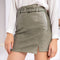 Women's Pu leather skirt - ROUTINE FASHION
