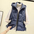 Women's Down Cotton Vest Short Slim Waistcoat - ROUTINE FASHION