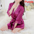 Women's Sexy Lingerie Set Sexy Ice Silk Robe with Bathrobe - ROUTINE FASHION
