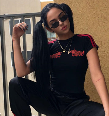 T-shirt short blouse - ROUTINE FASHION