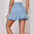Denim skirt lace denim skirt - ROUTINE FASHION