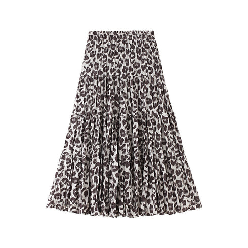 Long skirt casual skirt pleated skirt - ROUTINE FASHION