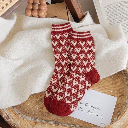 Printing Keep Warm Winter Women Socks - ROUTINE FASHION