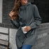 Women's Mid Length Waterproof Windbreaker Jacket Coat Top - ROUTINE FASHION