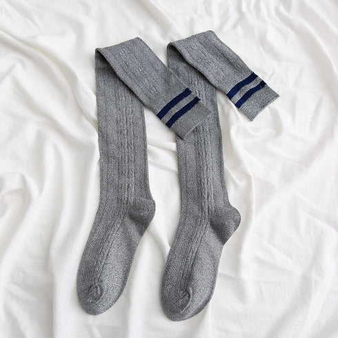 Over the knee socks women high tube thigh socks - ROUTINE FASHION