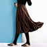 Gold velvet pleated skirt - ROUTINE FASHION