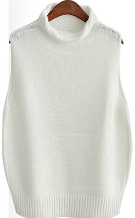 Belle Style Waistcoat High Necked Vest - ROUTINE FASHION