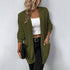 Women's Solid Color Pocket Sweater Women's Cardigan Coat - ROUTINE FASHION